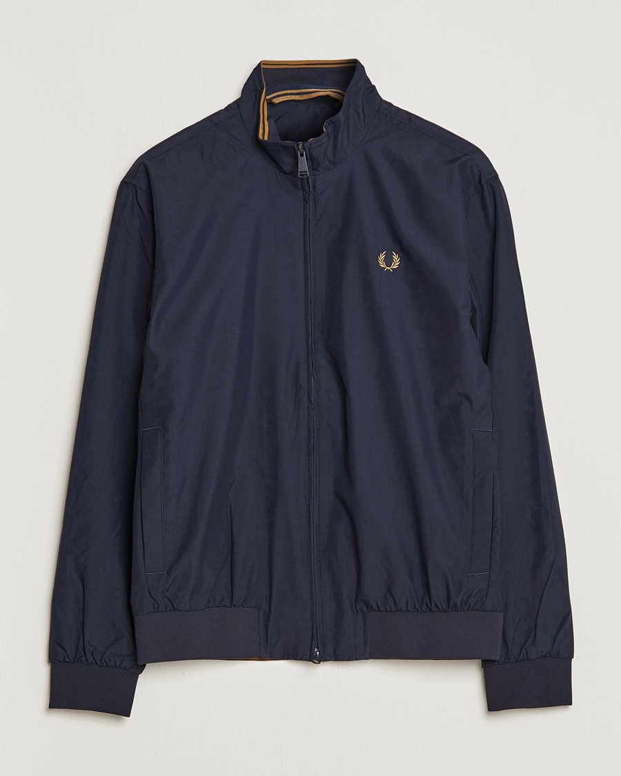 Men | Casual Jackets | Fred Perry | Brentham Jacket Navy