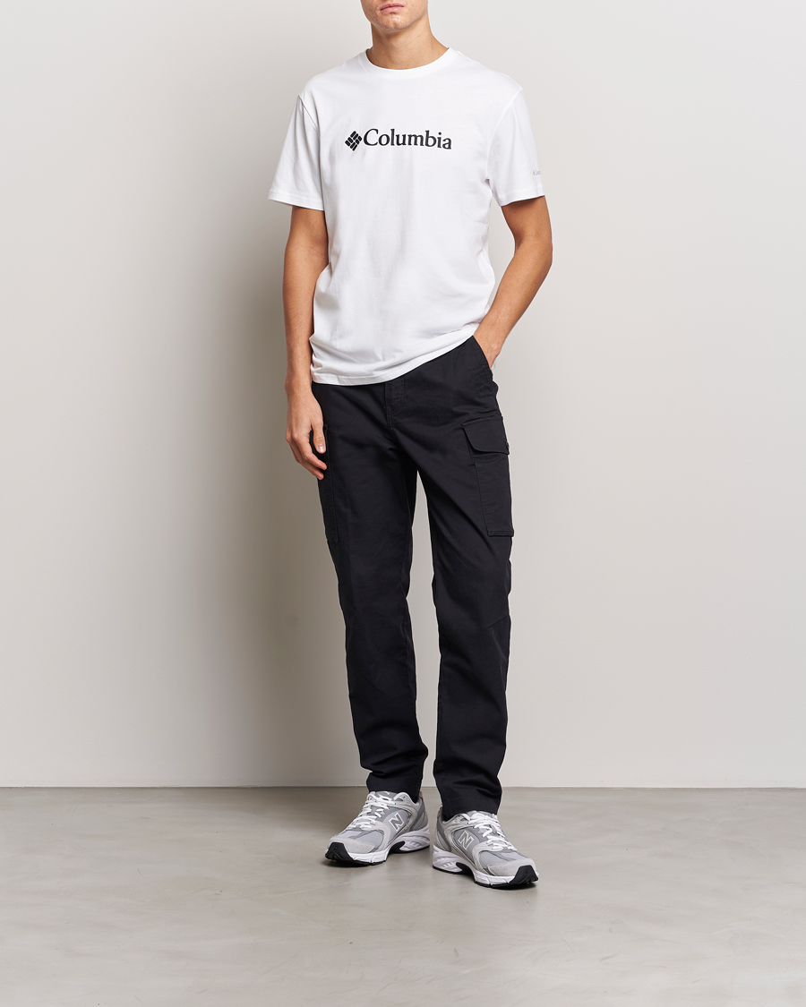 Men | T-Shirts | Columbia | Organic Cotton Basic Logo T-Shirt White