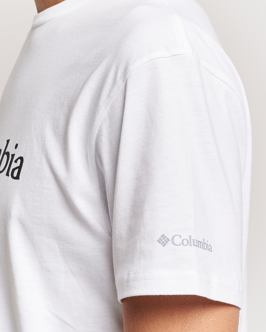 Men | T-Shirts | Columbia | Organic Cotton Basic Logo T-Shirt White