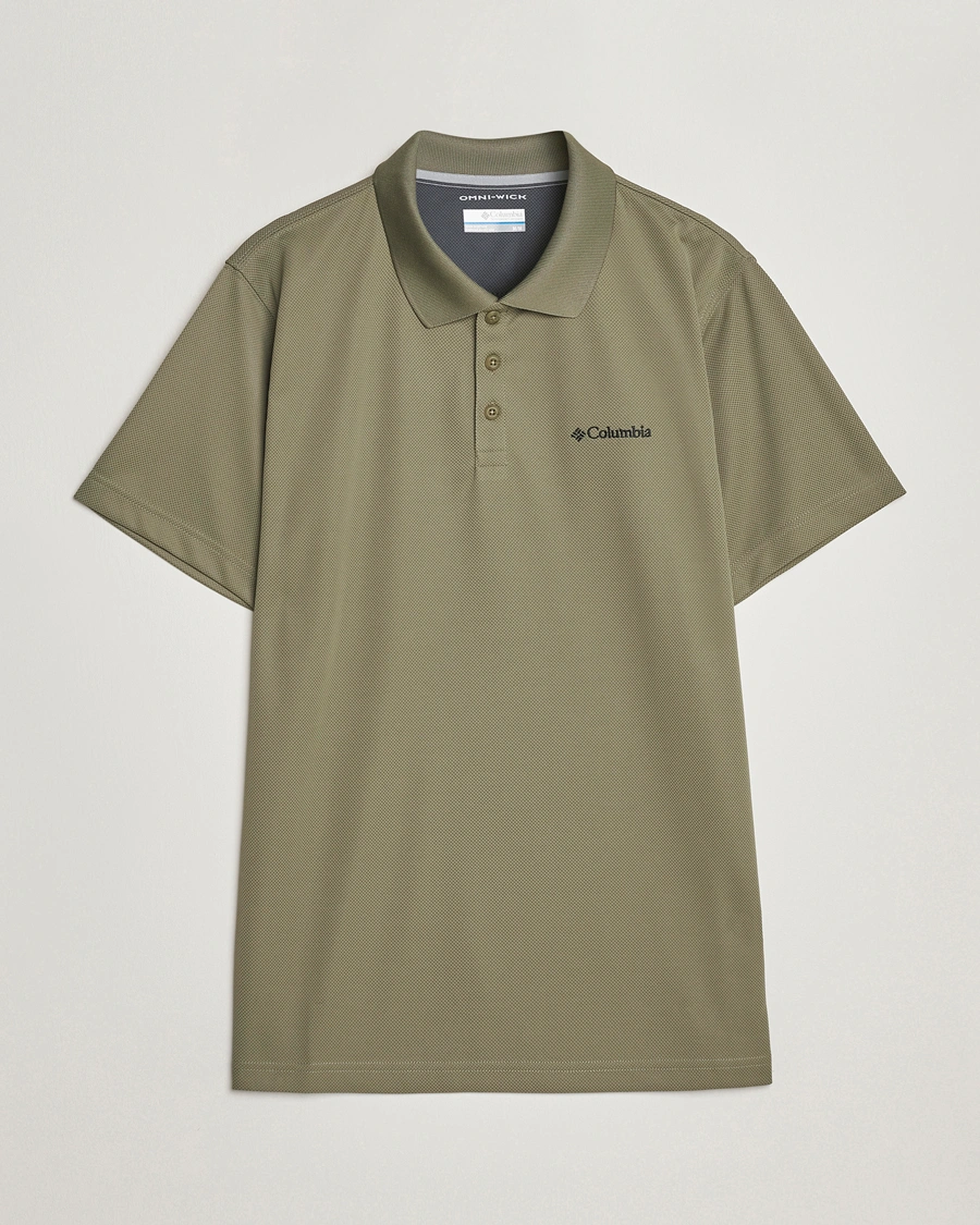 Men | Polo Shirts | Columbia | Utilizer Function Polo Stone Green
