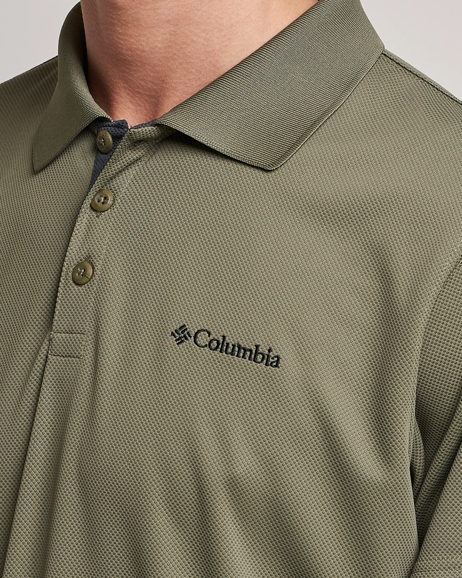 Men | Polo Shirts | Columbia | Utilizer Function Polo Stone Green