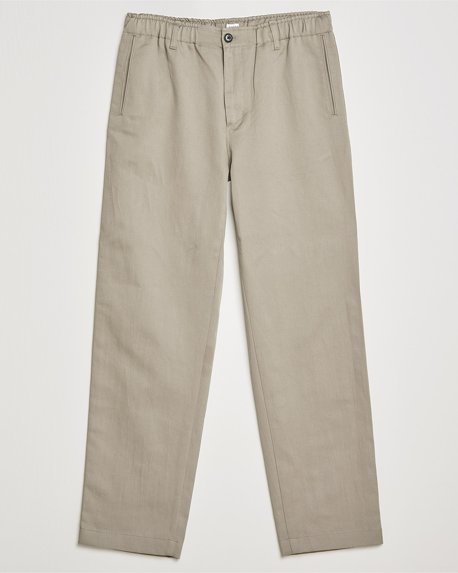 Men | Trousers | Filippa K | Odin Linen Trouser Light Taupe