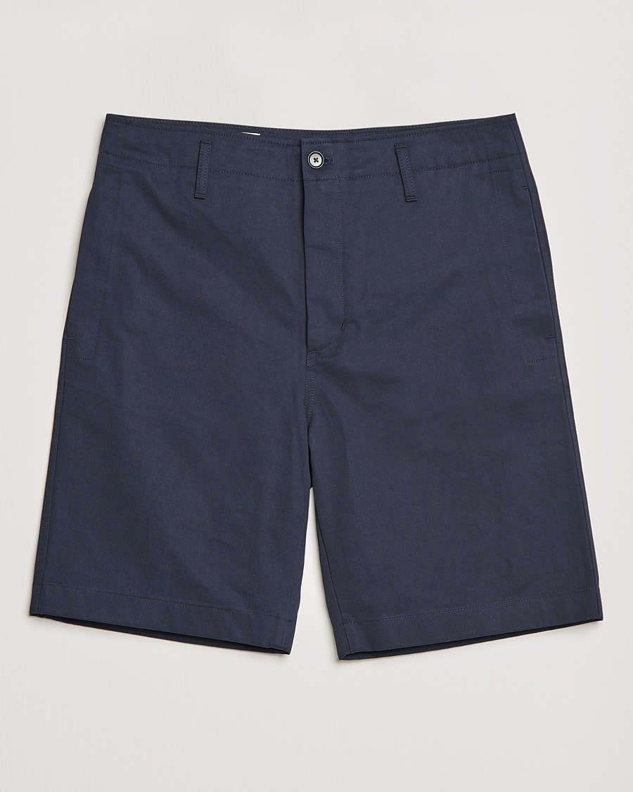 Men | Chino Shorts | Filippa K | Flynn Cotton Shorts Navy