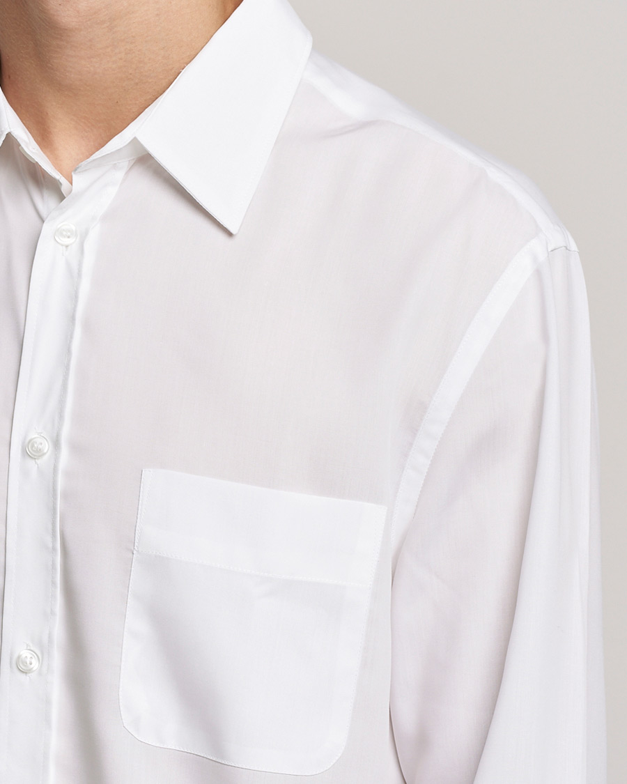 Men | Shirts | Filippa K | Noel Tencel Shirt White