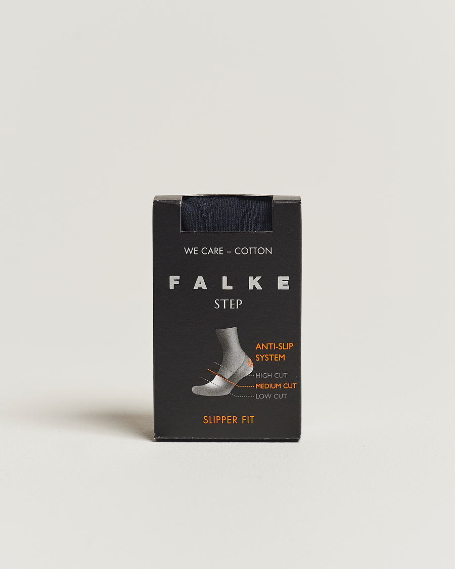 Men | Underwear & Socks | Falke | Step In Box Loafer Sock Navy