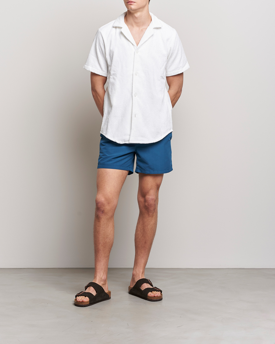Men | Swimwear | Ripa Ripa | Plain Swimshorts Petrol Blue