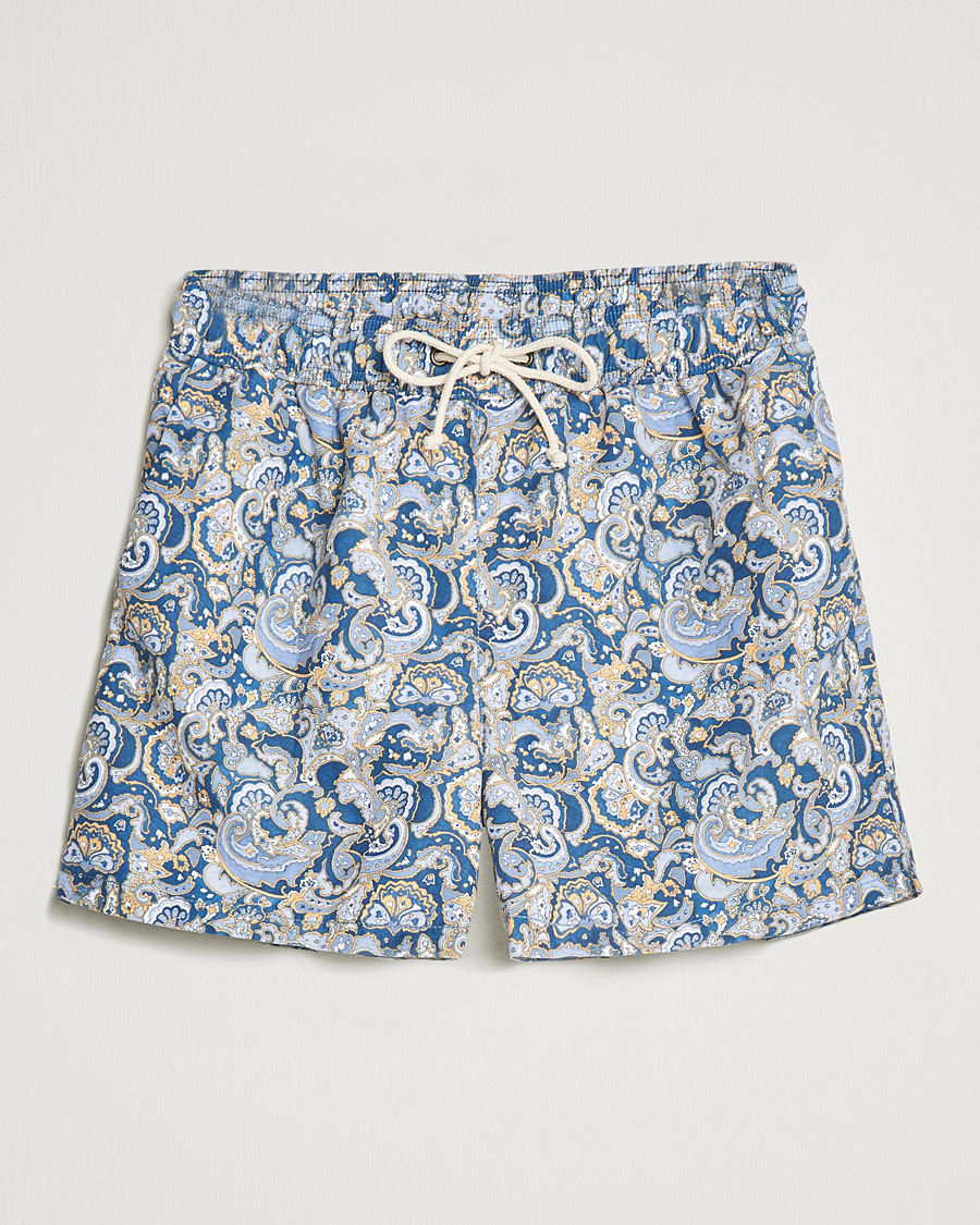 Men | Swimwear | Ripa Ripa | Printed Swimshorts Blue/Light Blue