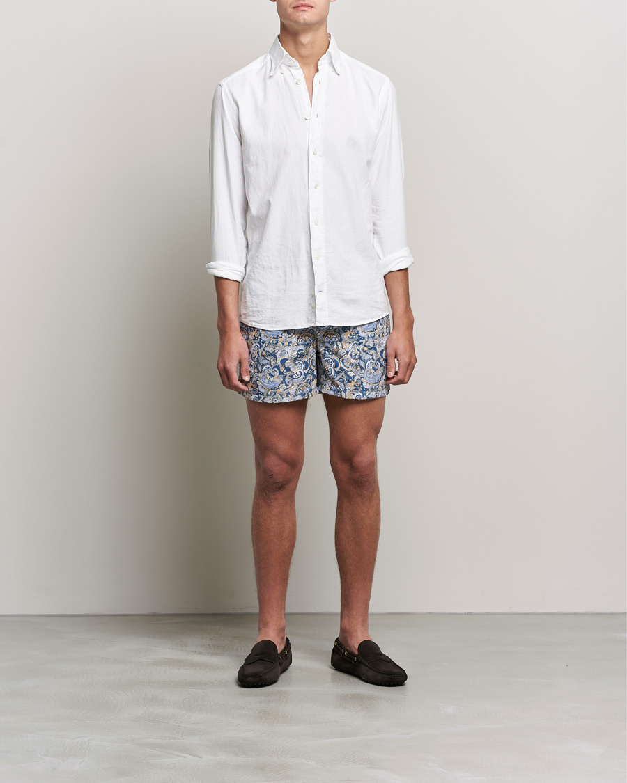 Men | Swimwear | Ripa Ripa | Printed Swimshorts Blue/Light Blue