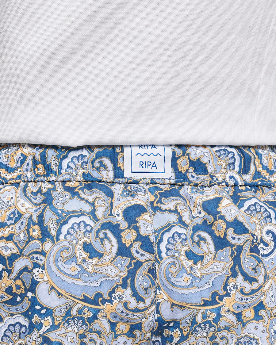 Men | Swimwear | Ripa Ripa | Printed Swimshorts Blue/Light Blue