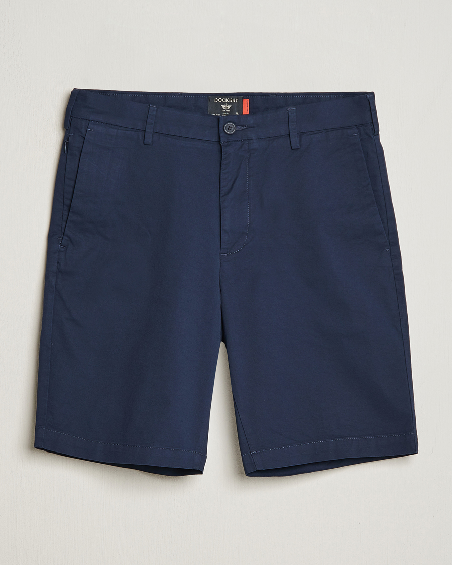 Men | Shorts | Dockers | Cotton Stretch Twill Chino Shorts Navy Blazer