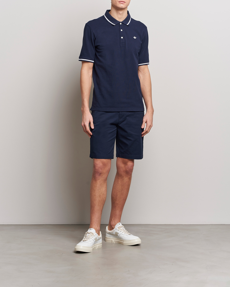 Men | Shorts | Dockers | Cotton Stretch Twill Chino Shorts Navy Blazer