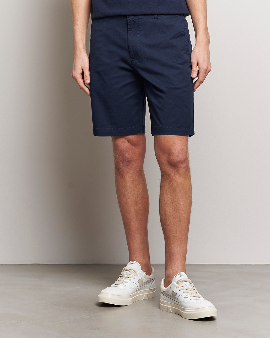 Men | Shorts | Dockers | Cotton Stretch Twill Chino Shorts Navy Blazer