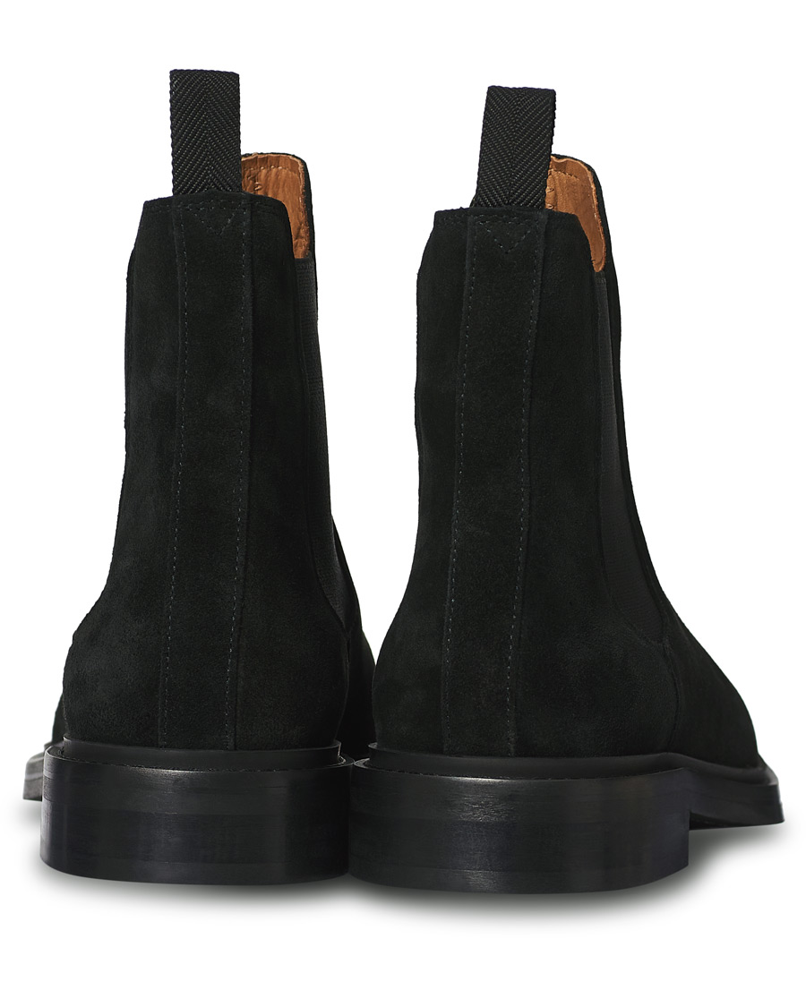 Men | Boots | A Day's March | Suede Chelsea Boot Black