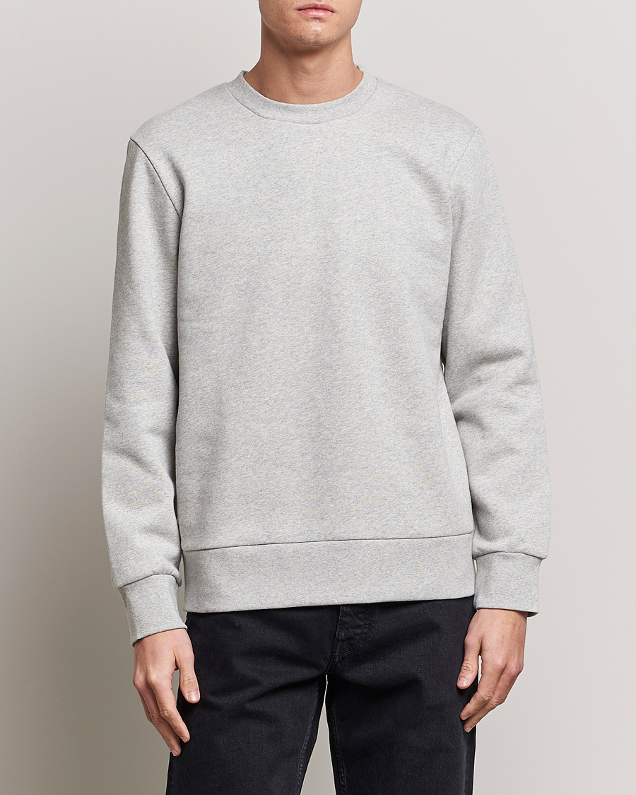 Men | Sweatshirts | A Day's March | Shaw Sturdy Fleece Sweatshirt Grey