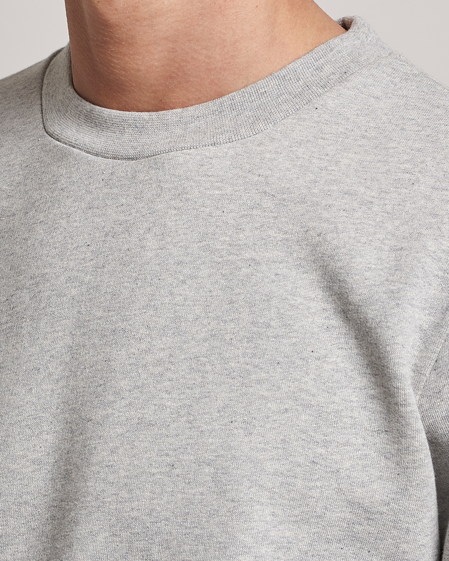 Men | Sweaters & Knitwear | A Day's March | Shaw Sturdy Fleece Sweatshirt Grey