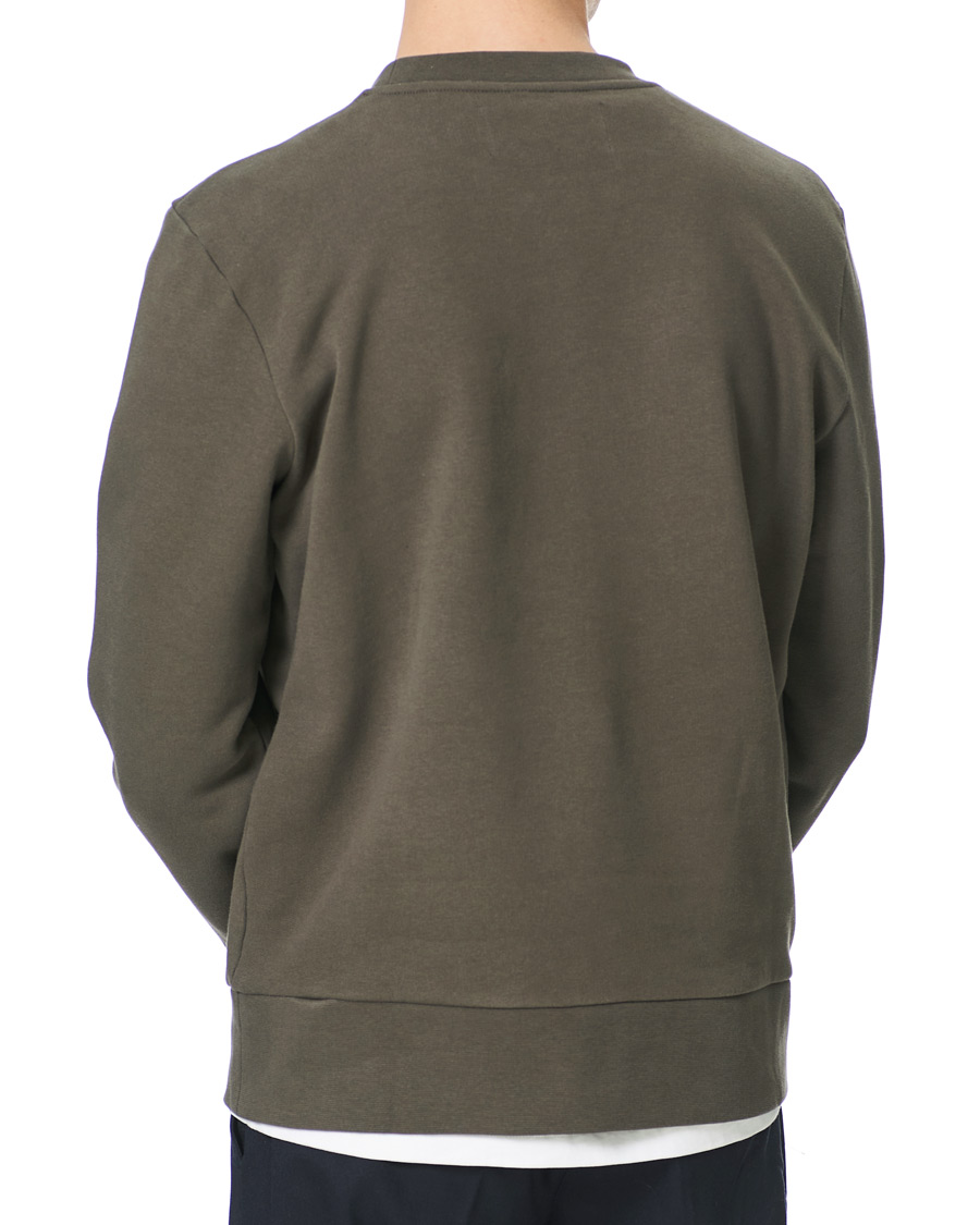 Men | Sweaters & Knitwear | A Day's March | Shaw Sturdy Fleece Sweatshirt Olive