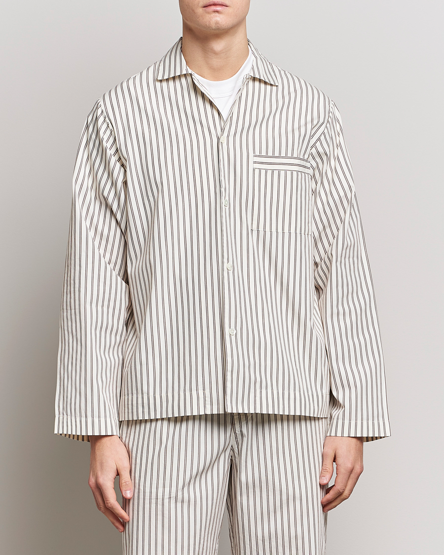 Men | Lifestyle | Tekla | Poplin Pyjama Shirt Hopper Stripes
