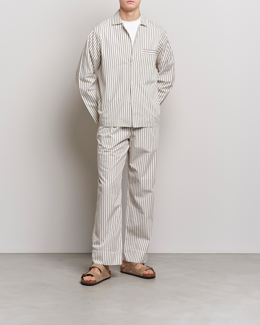 Men | Tekla | Tekla | Poplin Pyjama Pants Hopper Stripes