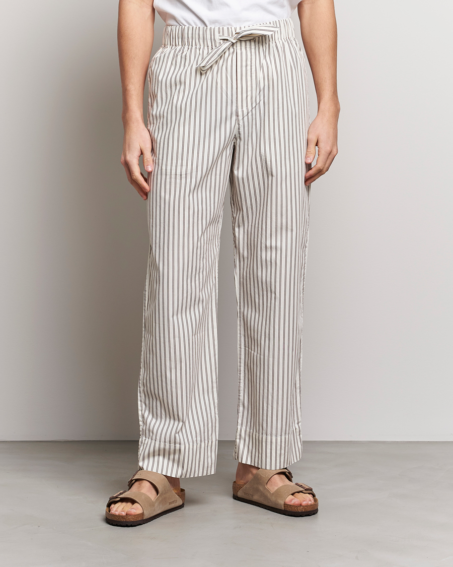 Men | Tekla | Tekla | Poplin Pyjama Pants Hopper Stripes