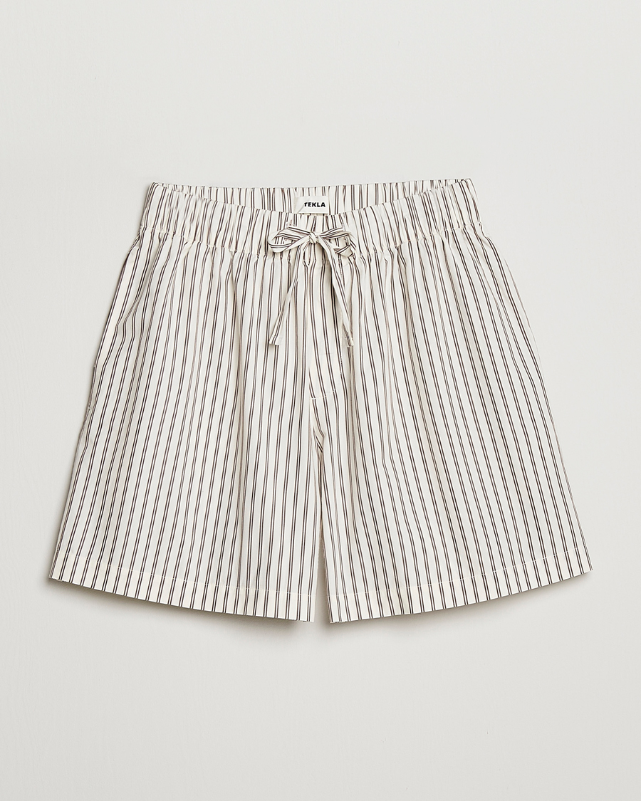 Men |  | Tekla | Poplin Pyjama Shorts Hopper Stripes