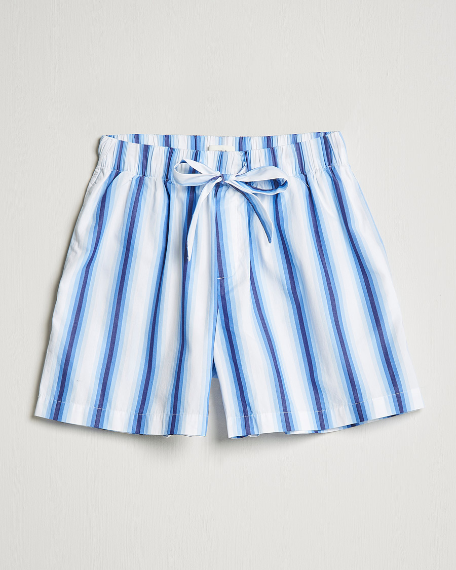 Men |  | Tekla | Poplin Pyjama Shorts Blue Marquee