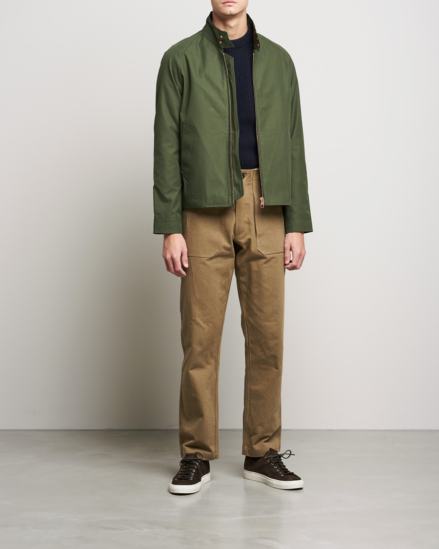 Men | Coats & Jackets | Private White V.C. | Ventile Harrington Jacket 3.0 Olive