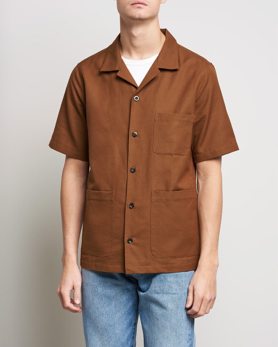 Men | Shirts | Private White V.C. | 3 Pocket Cruiser Shirt Cinnamon