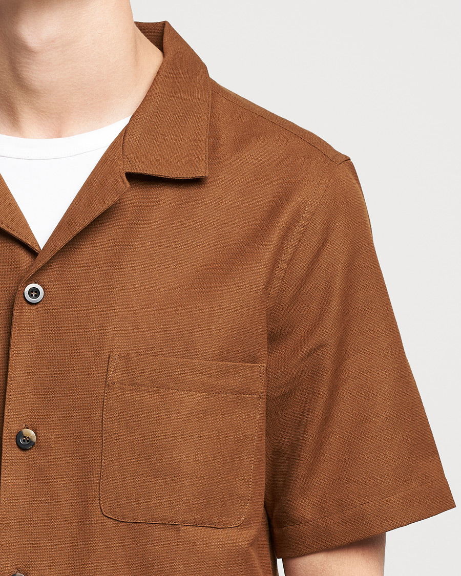 Men | Shirts | Private White V.C. | 3 Pocket Cruiser Shirt Cinnamon