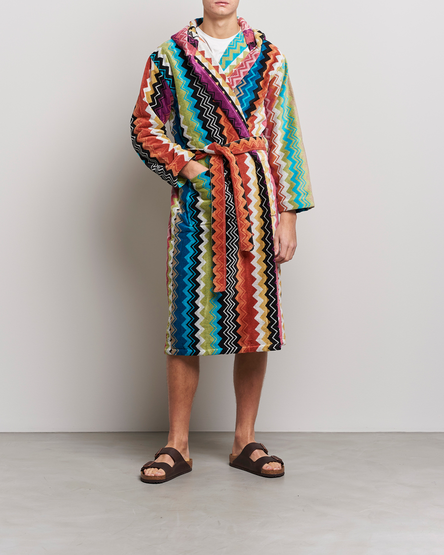 Men | Pyjamas & Robes | Missoni Home | Giacomo Bathrobe Multicolor