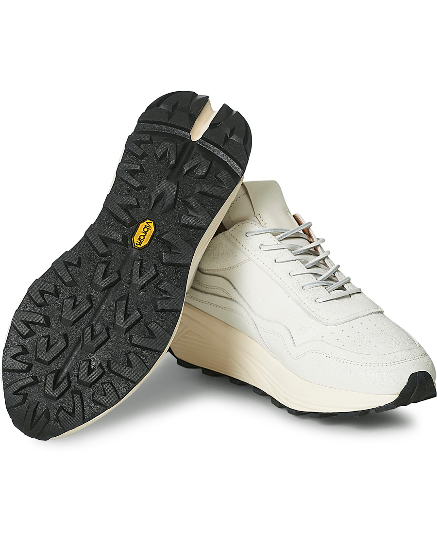 Men | Buttero Vinci Bianchetto Leather Running Sneaker Off White | Buttero | Vinci Bianchetto Leather Running Sneaker Off White