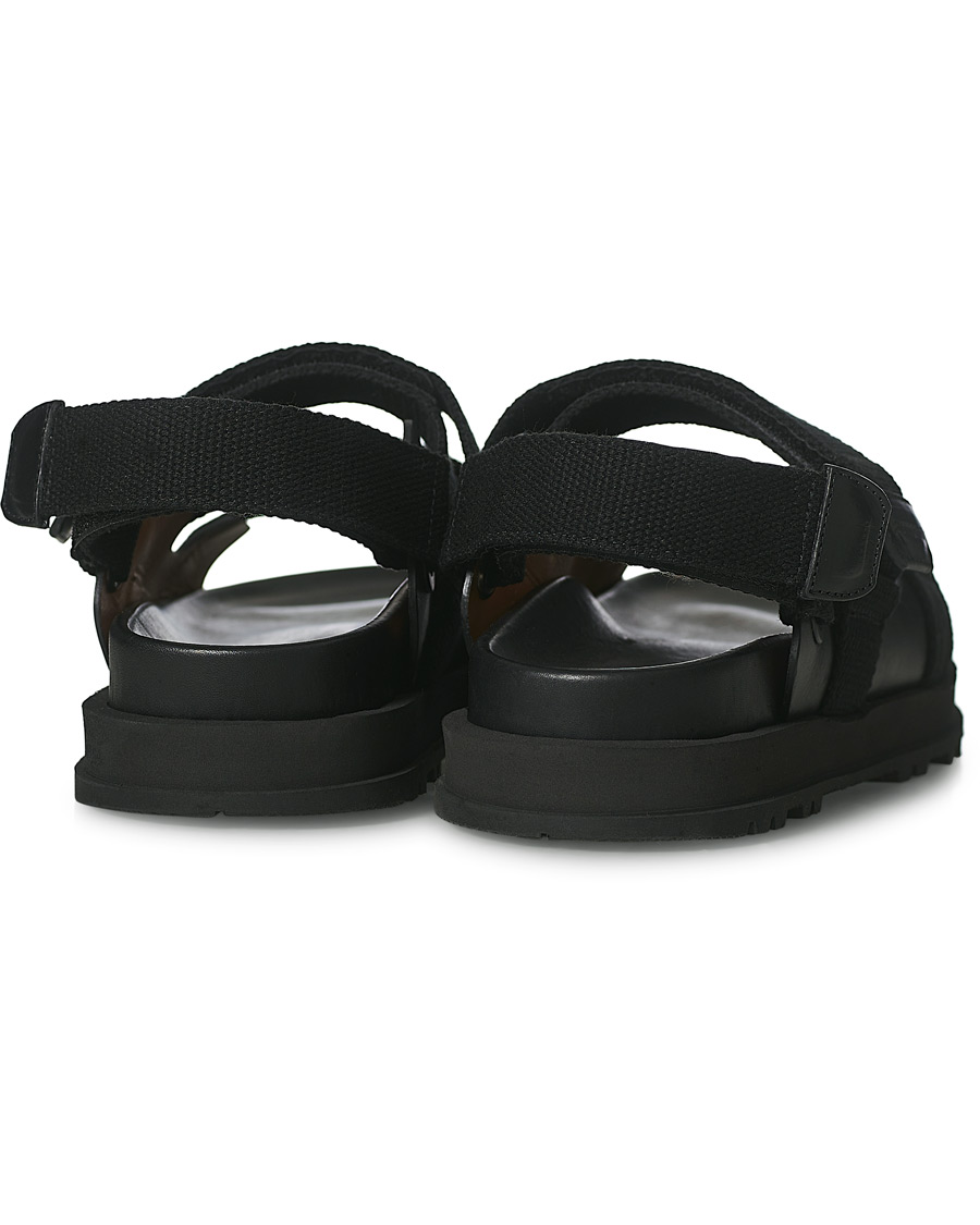Men | Buttero Pier Leather Sandal Black | Buttero | Pier Leather Sandal Black