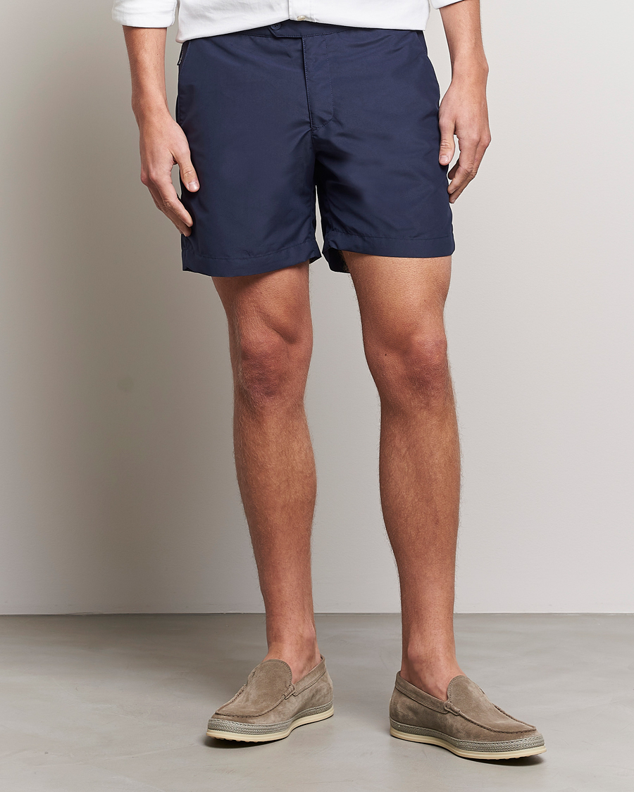 Men | Swimwear | The Resort Co | Tailored Swim Shorts Navy