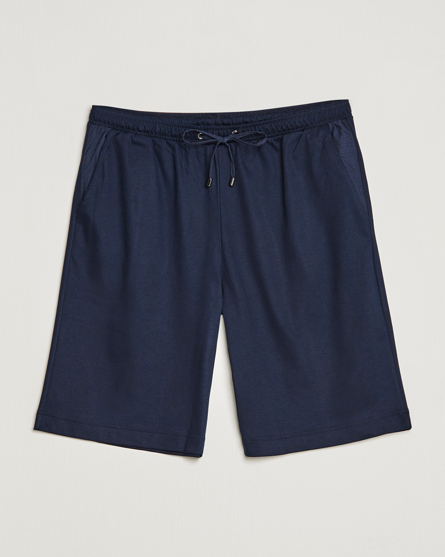 Men |  | Zimmerli of Switzerland | Cotton/Modal Loungewear Shorts Midnight