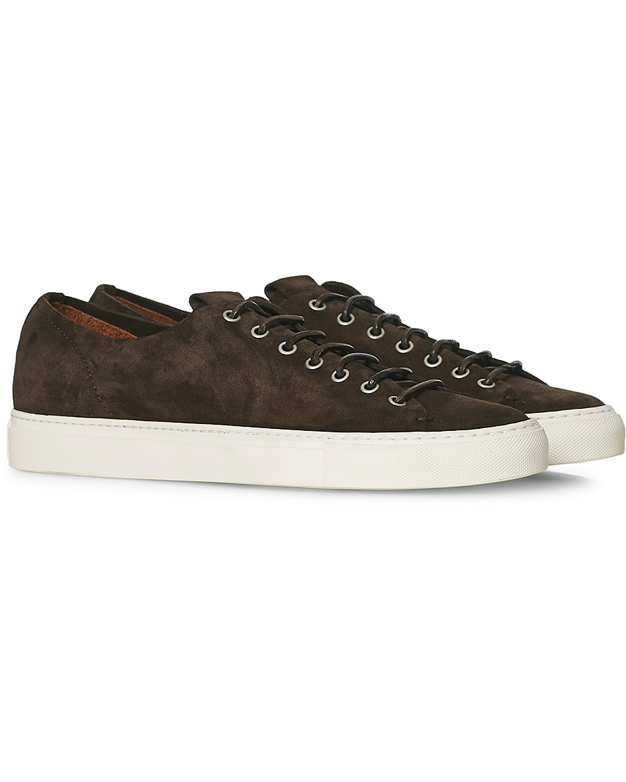 Men | Buttero Suede Sneaker Dark Brown | Buttero | Suede Sneaker Dark Brown