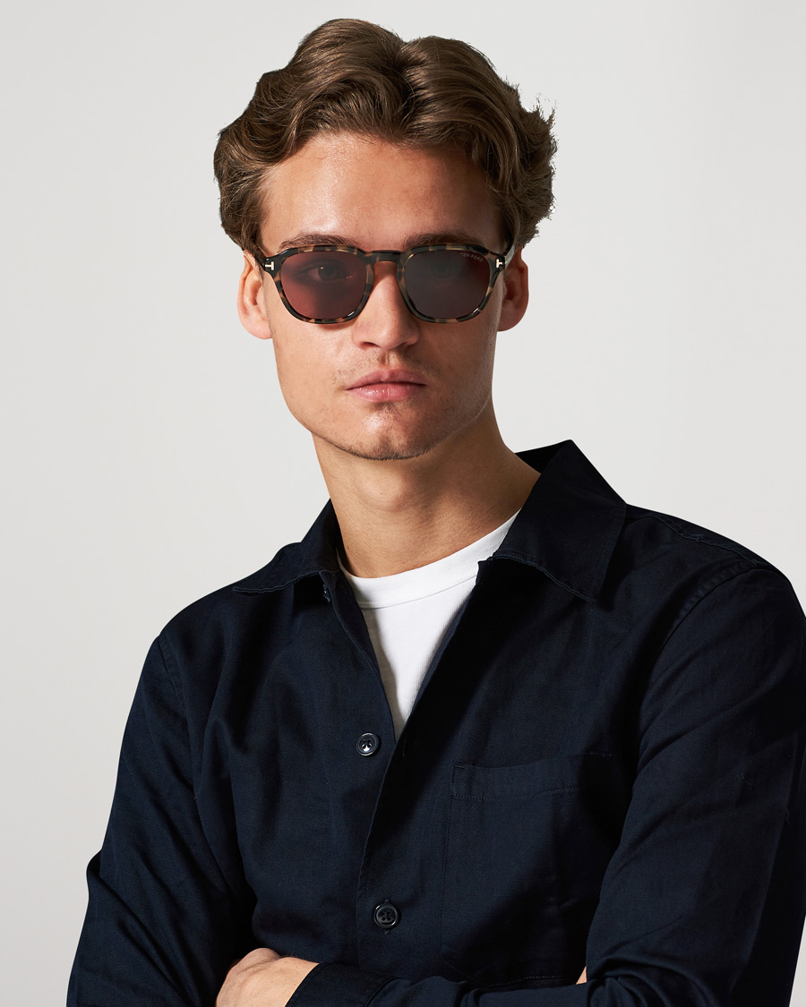 Men | Sunglasses | Tom Ford | Avery Sunglasses Havana/Bordeaux