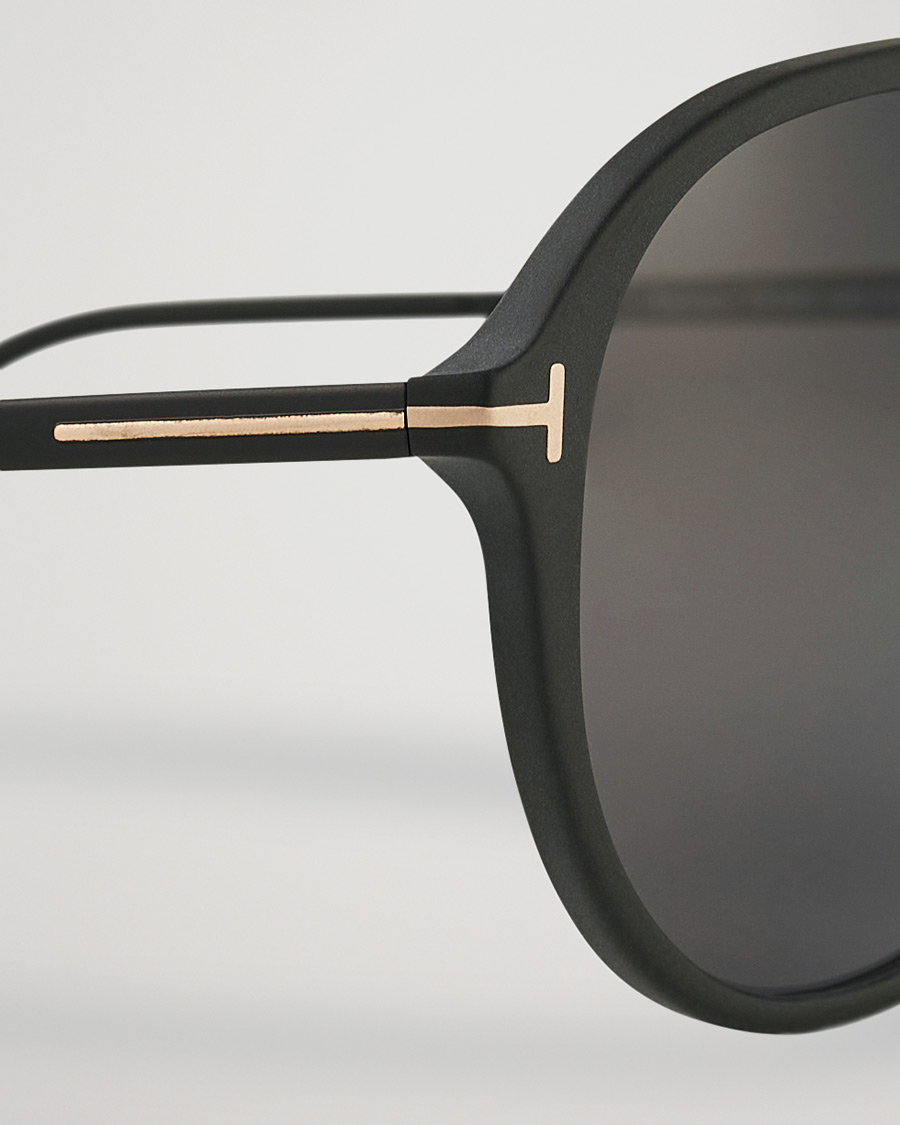 Men | Sunglasses | Tom Ford | Samson Polarized Sunglasses Matte Black/Smoke