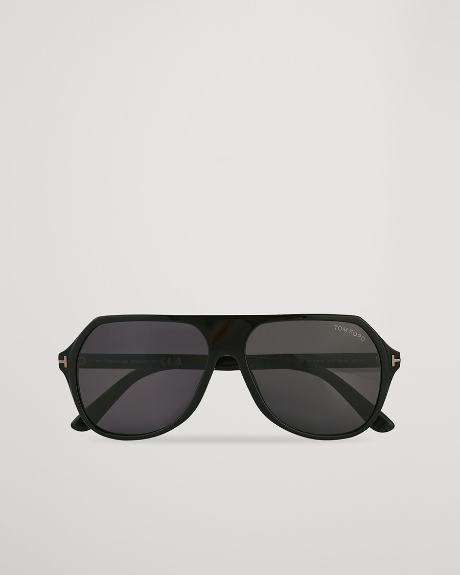 Men | Tom Ford Hayes Sunglasses Shiny Black/Smoke | Tom Ford | Hayes Sunglasses Shiny Black/Smoke