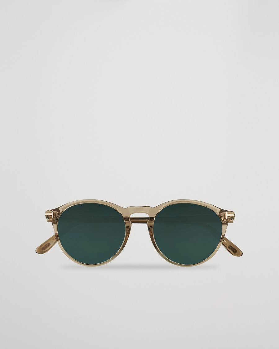 Men | Sunglasses | Tom Ford | Aurele Sunglasses Shiny Beige/Blue