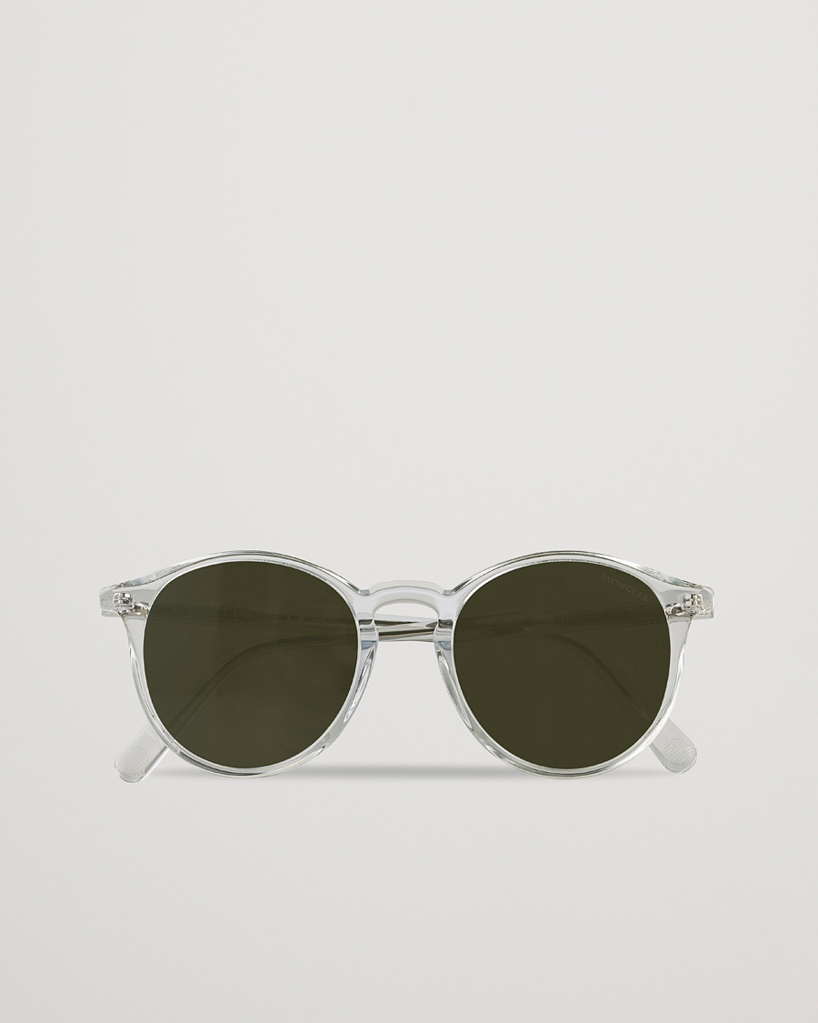 Men | Sunglasses | Moncler Lunettes | Violle Polarized Sunglasses Crystal/Green Mirror