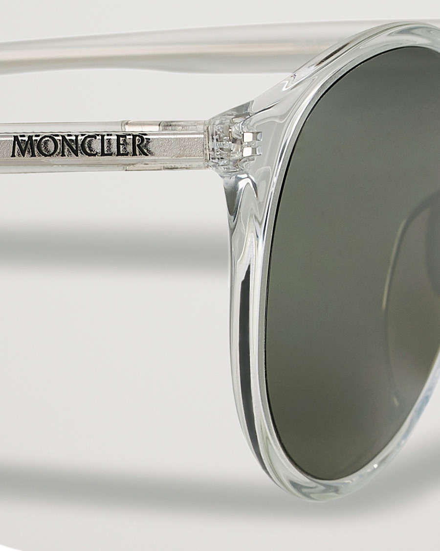 Men | Sunglasses | Moncler Lunettes | Violle Polarized Sunglasses Crystal/Green Mirror