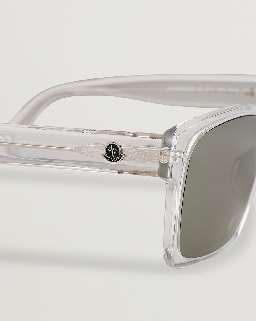 Men | Moncler Lunettes Arcsecond Sunglasses Crystal/Green Mirror | Moncler Lunettes | Arcsecond Sunglasses Crystal/Green Mirror