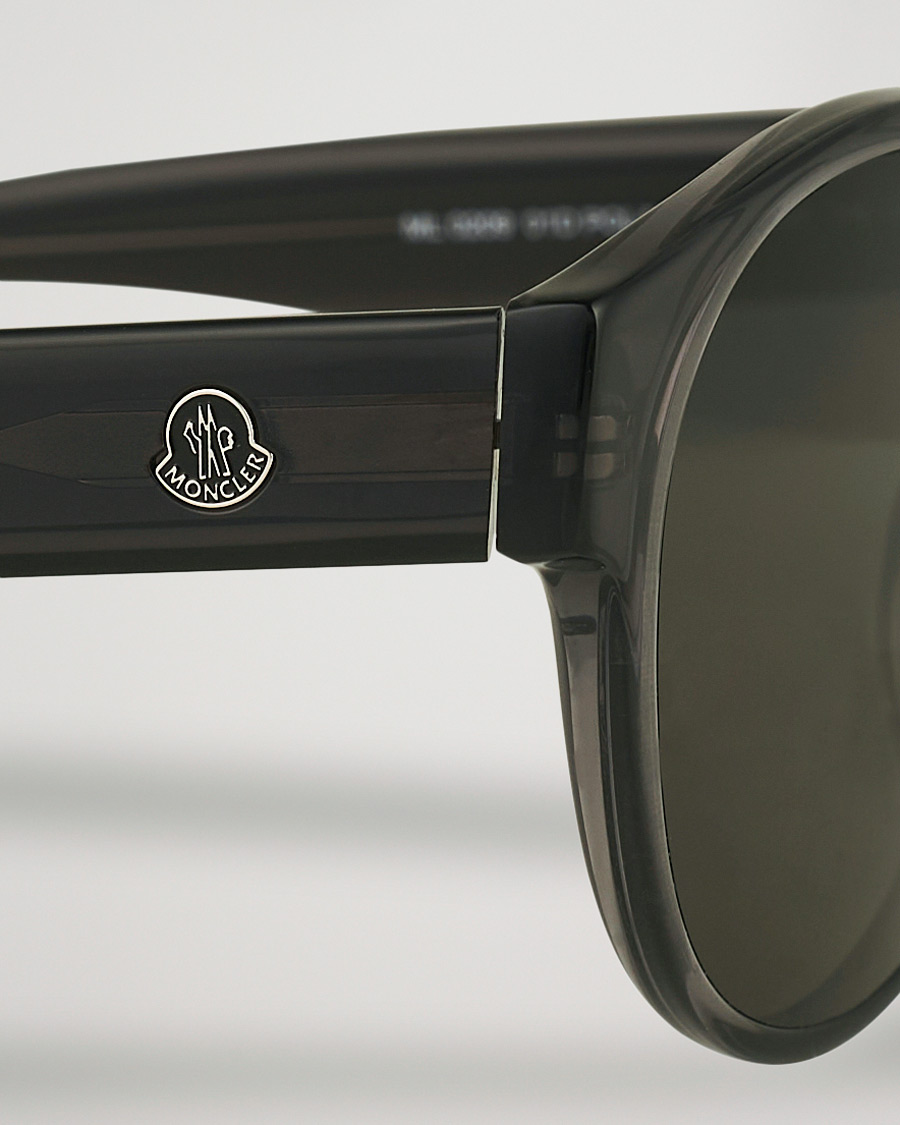 Men | Moncler Lunettes ML0209 Polarized Sunglasses Shiny Black/Smoke | Moncler Lunettes | ML0209 Polarized Sunglasses Shiny Black/Smoke