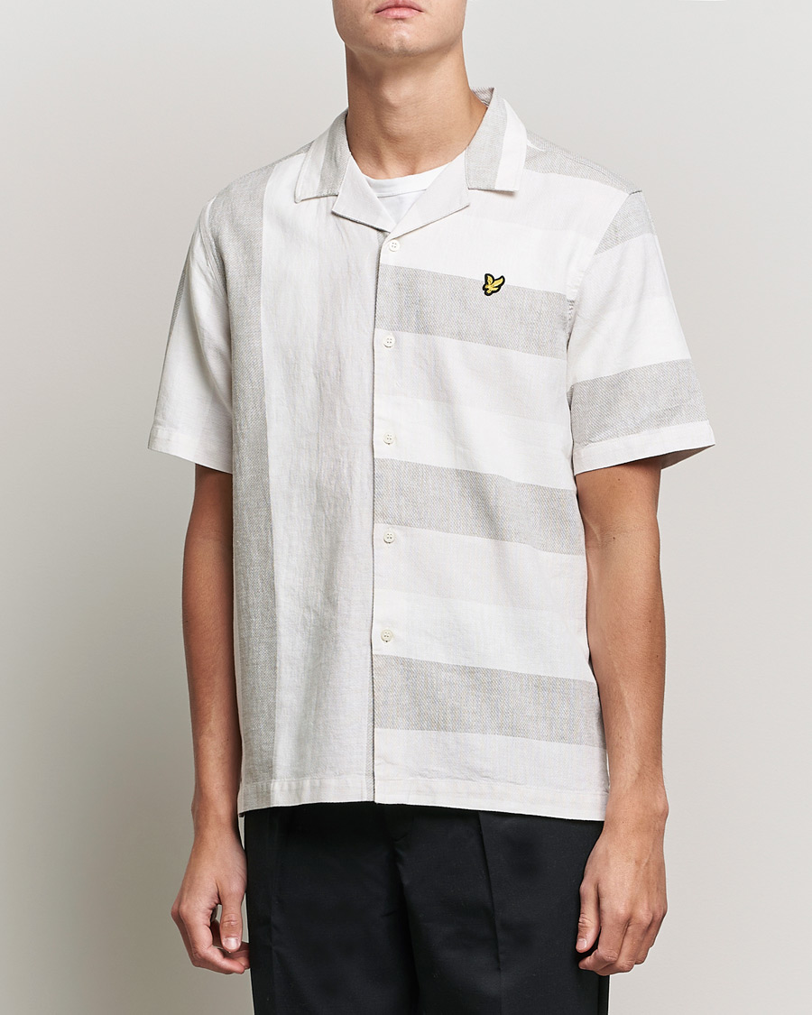 Men | Short Sleeve Shirts | Lyle & Scott | Artisinal Resort Short Sleeve Shirt Off White