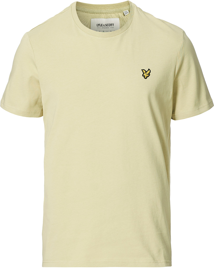 Men | T-Shirts | Lyle & Scott | Crew Neck Tee Natural Green
