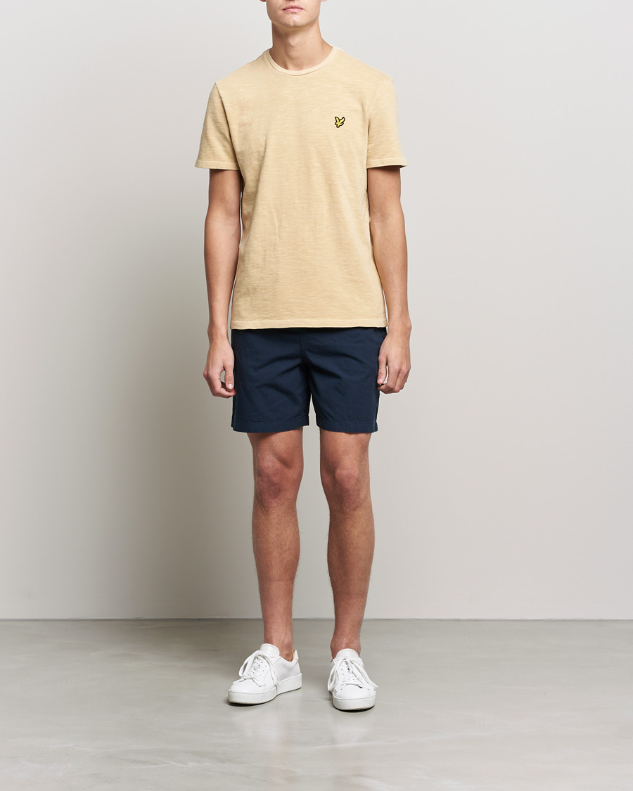 Men | T-Shirts | Lyle & Scott | Cotton Slub T-shirt Gold Haze