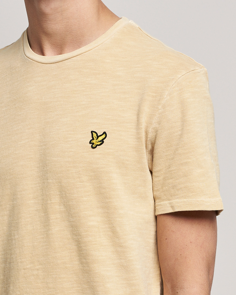 Men | T-Shirts | Lyle & Scott | Cotton Slub T-shirt Gold Haze