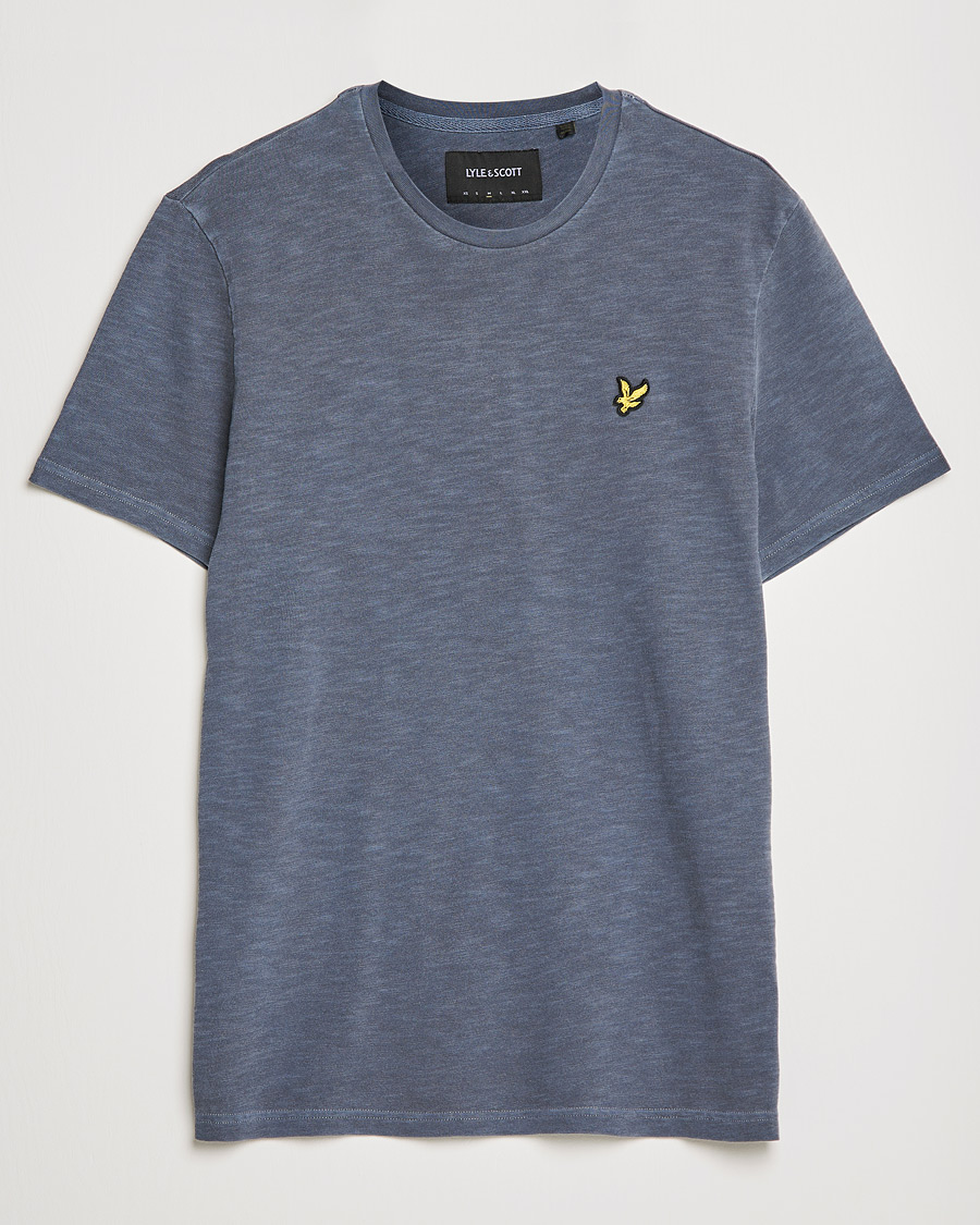 Men | T-Shirts | Lyle & Scott | Cotton Slub T-shirt Dark Navy