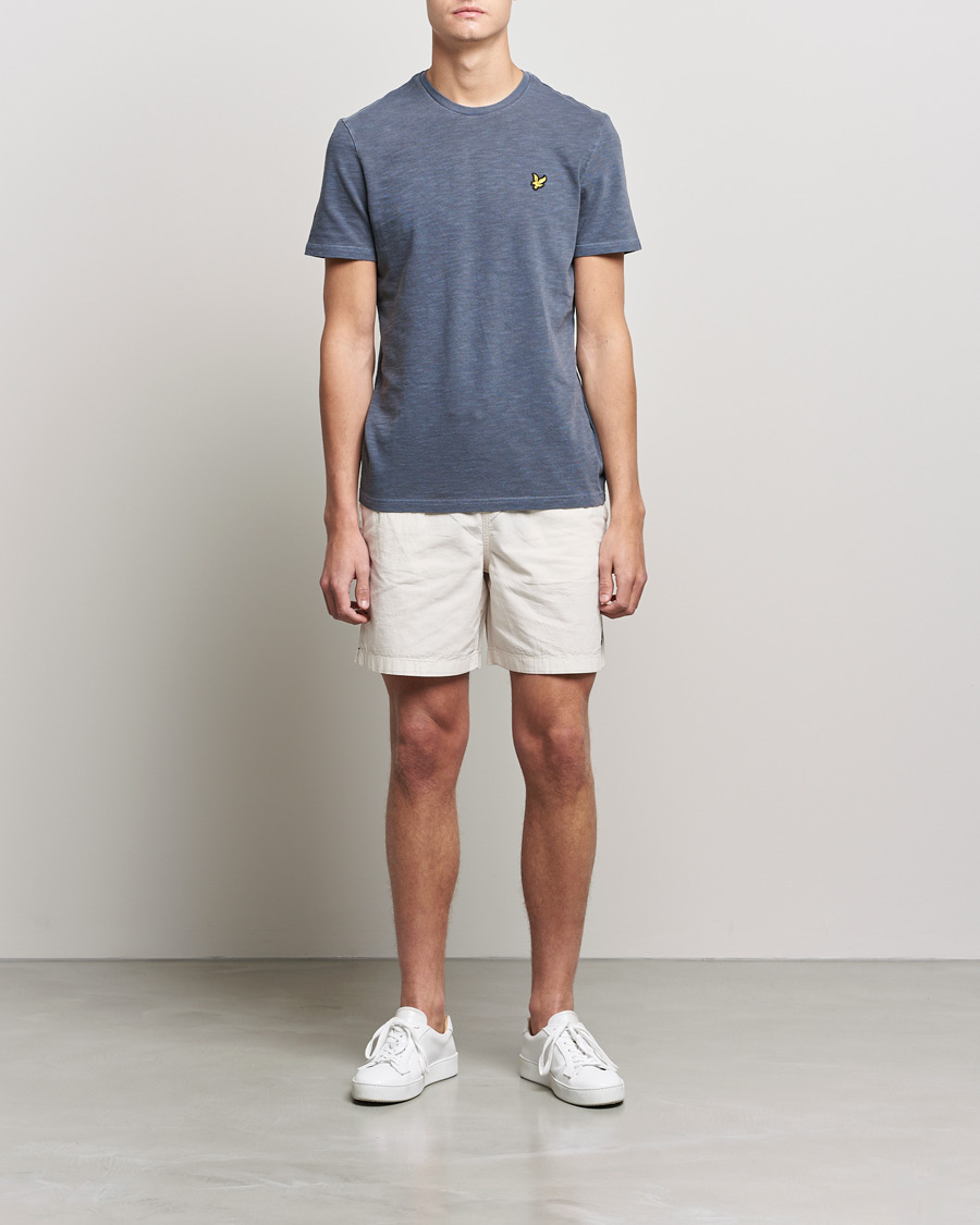 Men | T-Shirts | Lyle & Scott | Cotton Slub T-shirt Dark Navy