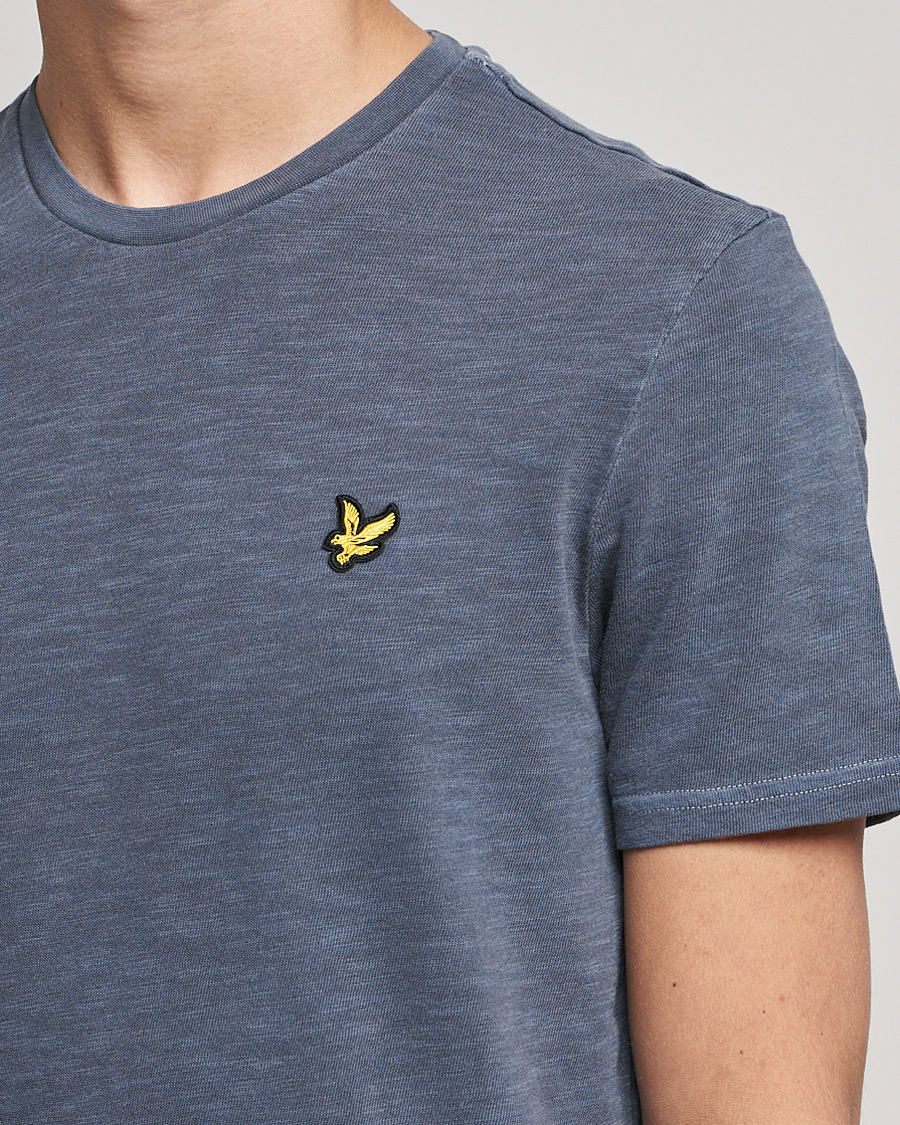 Men | T-Shirts | Lyle & Scott | Cotton Slub T-shirt Dark Navy