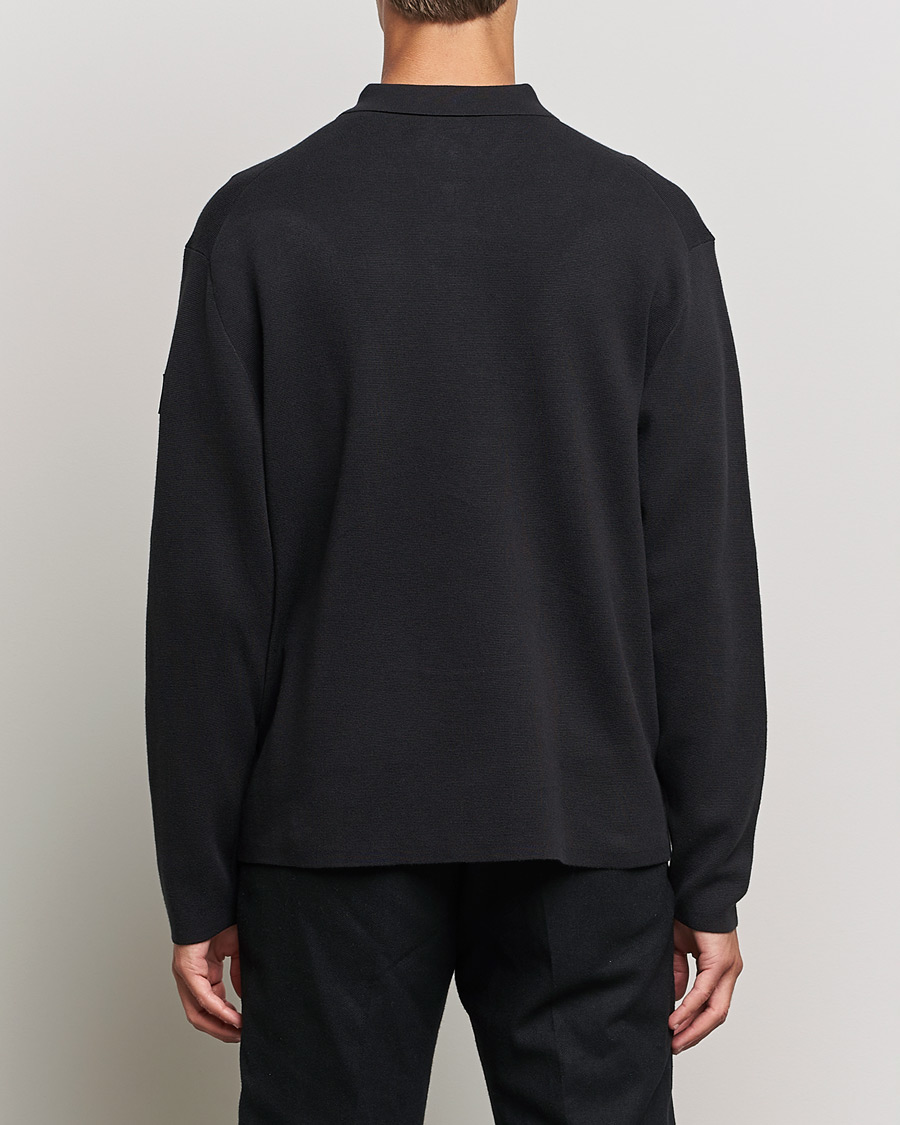 Men | Sweaters & Knitwear | Calvin Klein | Milano Knitted Full Zip Sweater Black